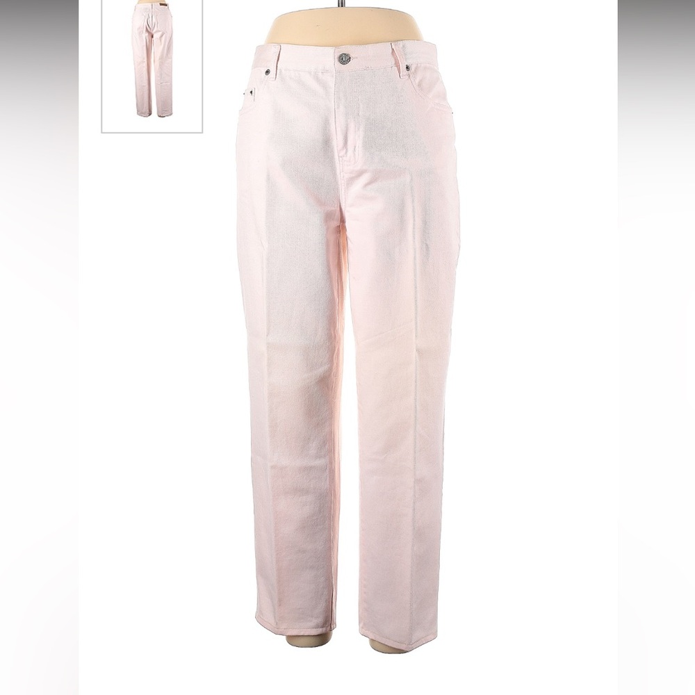 Bill blass stretch long length pastel denim NWT